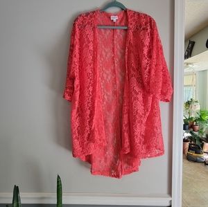 Lularoe 'Lindsay' Lace kimono